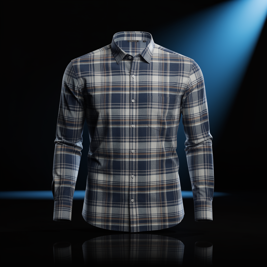 Navy Spotlight Shirt by Zieka